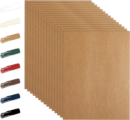 Guakicae 28 Sheets Cream Cardstock 8.5 x 11 Ivory Paper, 250gsm/92lb Premium Off White Paper Card Stock for Wedding Invitations, School Crafting, Memus, DIY Card Making, Graduations, Business Cards