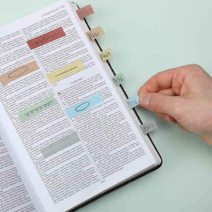 Mr. Pen- Sticky Notes Set, 410 Pack, Ruled, Dotted & Blank Notes with 150 Index Tabs, Divider Sticky Pads for Bible Study, Office, School, Planning, Journaling & Organization