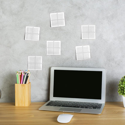 8PCS Graph Paper Sticky Notes 800 Sheets Self Adhesive Mini X Y Axis Coordinate Plane Post It 20 X 20 Four Quadrant Grid Pad for School Office Supplies 3 X 3 Inch