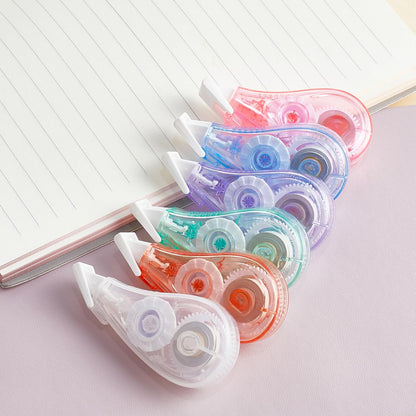 White Correction Tape, 6 Pack, 13.13 Feet Mini Correction Tape, Writing supplies and correction supplies for School And Office. (Candy)