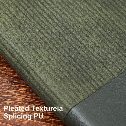 Lined Journal Notebook for Work College Ruled Note Book 5.79"x8.27"A5 PU Leather Daily Journaling 216 Pages for Women Men Writing Home School Supplies Business (Dark Green)