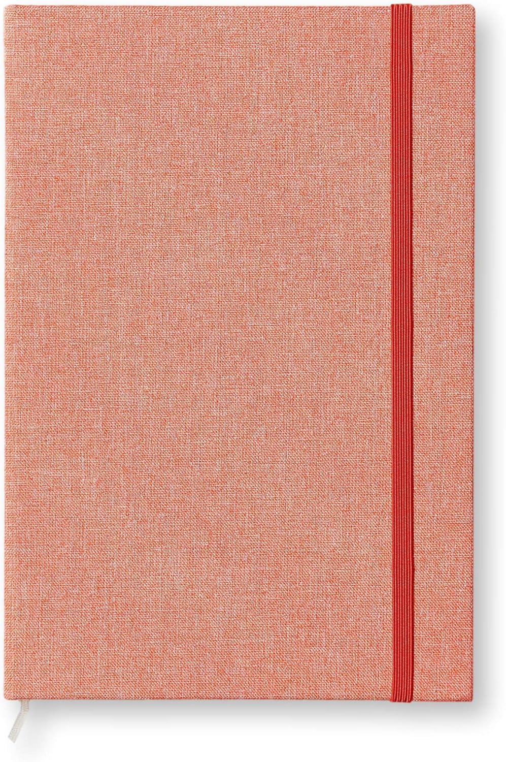 Portage Blank Hardcover Aesthetic Notebook Writing Journal – Bleed-Proof Paper Notepad for Journaling, High GSM, A5 Notebook, Cream Pages - Salmon, 6 x 8.5 Inches, 224 Pages
