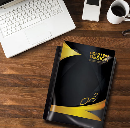 Better Office Products 60 Pocket Bound Black Presentation Book, with Clear View Front Cover, 120 Sheet Protector Pages, 8.5" x 11" Sheets, Art Portfolio, Durable Poly Covers, Letter Size