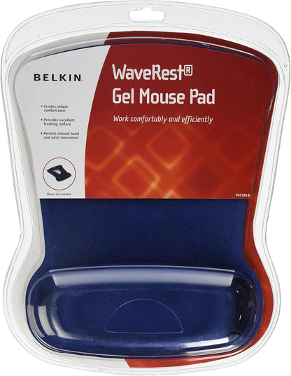 Belkin WaveRest Gel Mouse Pad, Black (F8E262-BLK), 1 Pack