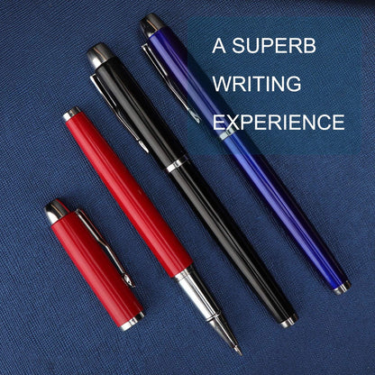 8 Pieces Replaceable Ballpoint Pen Refills Work for Most Brands Pens with Smooth Writing,Free-Flowing German Ink with Medium 0.5mm Ballpoint Tip(Black Refills and Length 4.4inch)