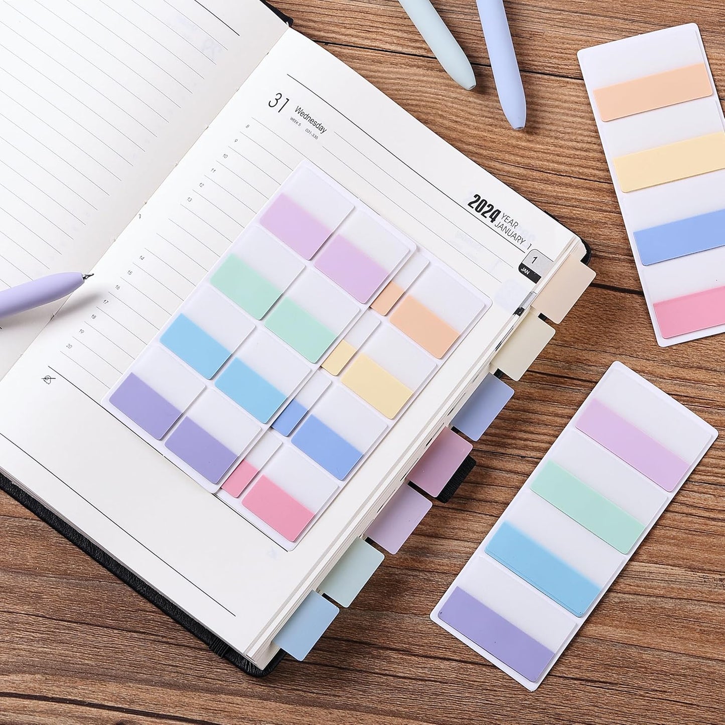 Mr. Pen- Sticky Index Tabs, 240 Pcs, Vibrant Sticky Tabs for Notebooks, Page Markers, Page Tabs for Binders, Page Tabs Sticky Tabs for Books, Notebook Tabs, Book Sticky Tabs for Notebooks