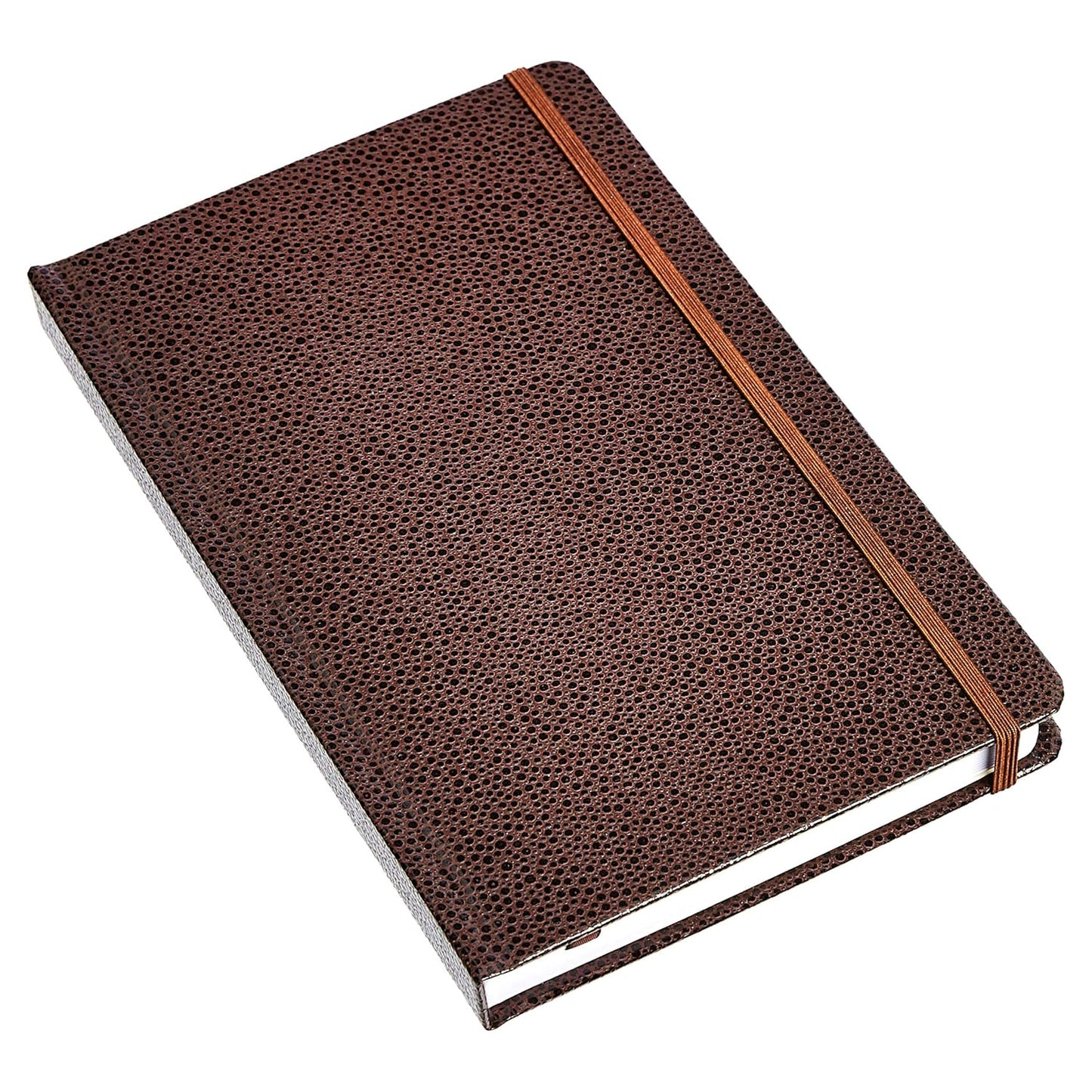 Amazon Basics Shagreen Hardcover Journal for Writing, Note Taking and Journaling with Elastic Band, 2-Pack