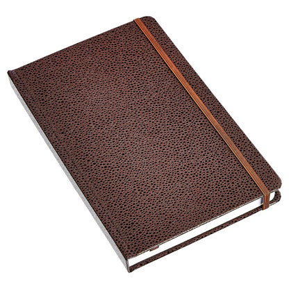 Amazon Basics Shagreen Hardcover Journal for Writing, Note Taking and Journaling with Elastic Band, 2-Pack