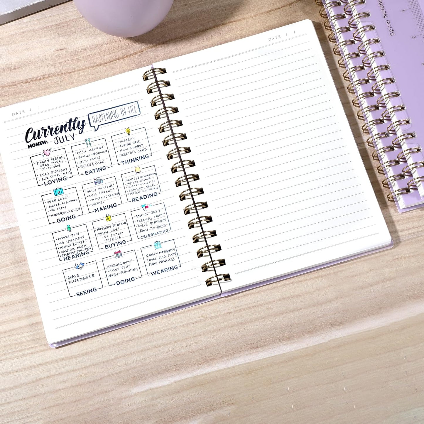 Yoment Graph Paper Spiral Notebook A5 Graphing Notebook 160 Pages Graph Paper Notebook Spiral Bound Waterproof Plastic Hardcover Spiral Journal 5x7 Grid Notebooks for Note Taking,Black