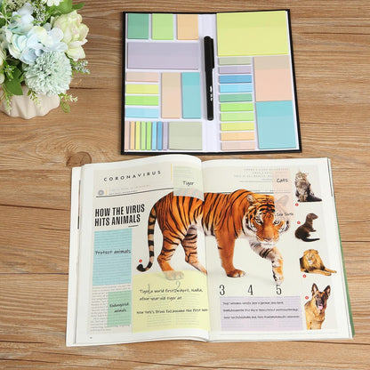 Mr. Pen- Transparent Sticky Notes Set, 1650 Sheets, Transparent Sticky Notes Tabs for Bible Study, Office, School, Planning, Journaling & Organization