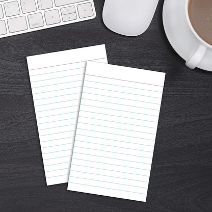 Home Advantage Vertically Ruled White Mini Index Cards, Note Cards (3x5)