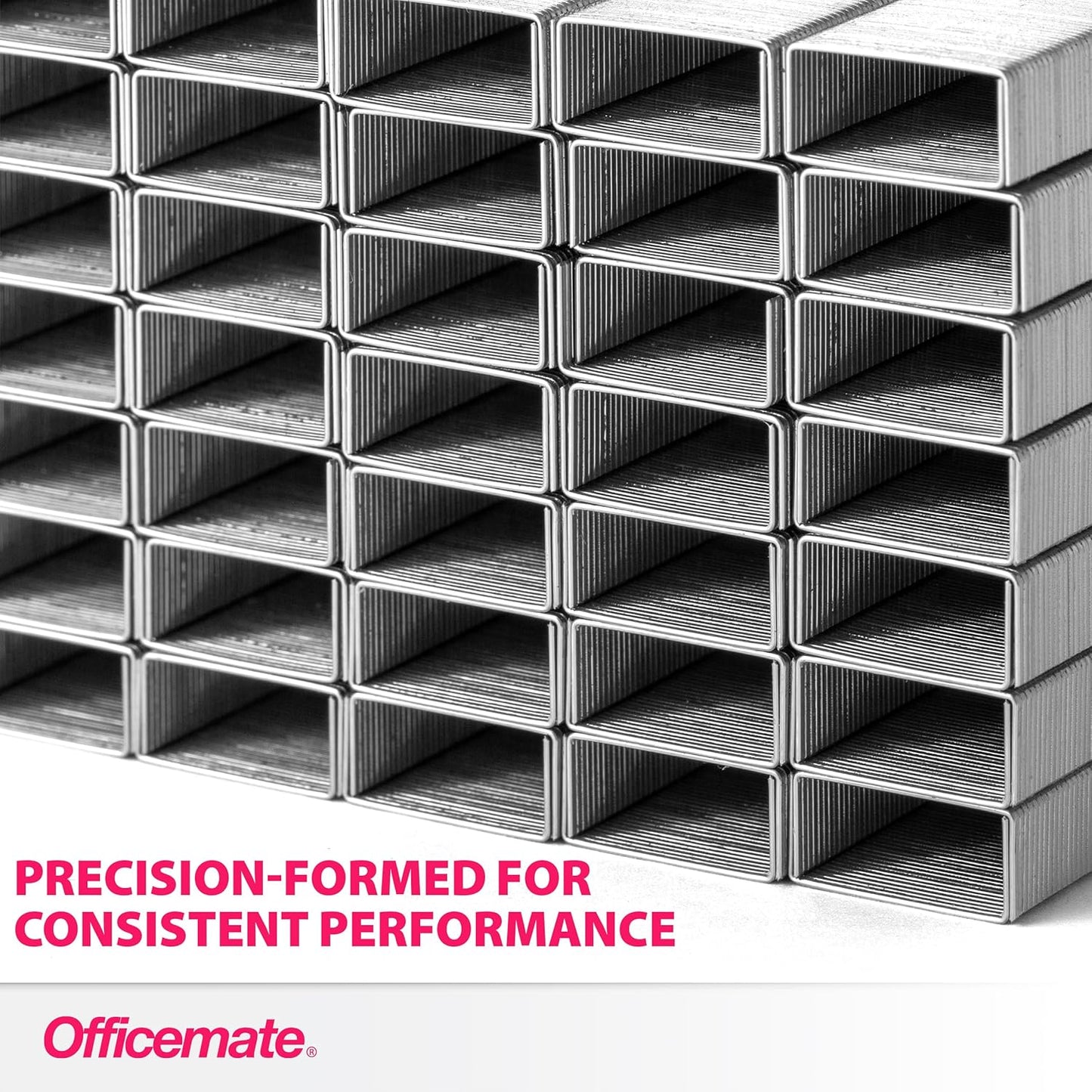 Officemate Standard Staples, 5 Boxes General Purpose Staple, 5000 Staples/Box (91925)