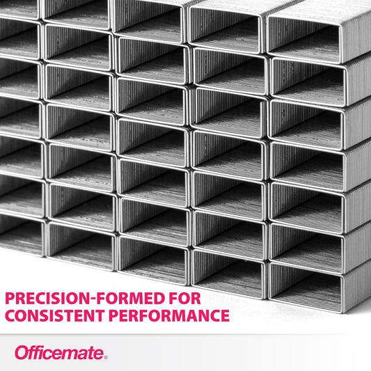 Officemate Standard Staples, 5 Boxes General Purpose Staple, 5000 Staples/Box (91925)