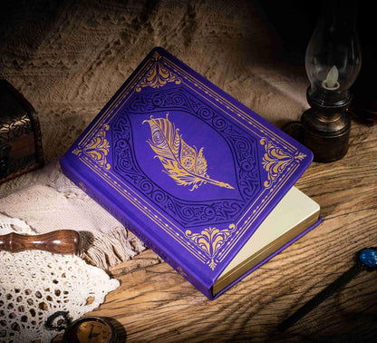 CAGIE 320 Pages Thick Hardcover Journaling Notebooks Vintage Leather Journal for Women Men A5 College Ruled Journals for Writing with Gift Box, 5.7 x 8.3 in, Blue