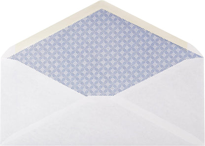Amazon Basics #10 Security Tinted Business Envelopes for Documents and Invoices, Quality Seal, 4-1/8" x 9-1/2", White, Pack of 500