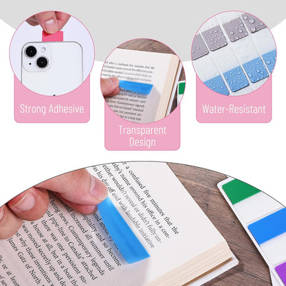Mr. Pen- Sticky Index Tabs, 240 Pcs, Vibrant Sticky Tabs for Notebooks, Page Markers, Page Tabs for Binders, Page Tabs Sticky Tabs for Books, Notebook Tabs, Book Sticky Tabs for Notebooks