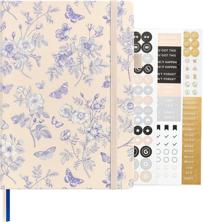 &And Per Se Lined Journal Notebook, 160 Pages, A5 5.7 x 8 inches College Ruled Thick Paper Notebook Journals for Writing, Hardcover Notebooks for Women Men Office School (1 Pack, Green) - Colors B