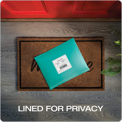 Quality Park Bubble Mailers, 8.5 x 11 Shipping Envelopes, Water Resistant White Poly Padded Envelopes, Redi-Strip Peel Off Closure, 25/Box (QUA85859)