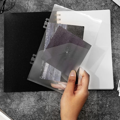 Yoment Graph Paper Spiral Notebook A5 Graphing Notebook 160 Pages Graph Paper Notebook Spiral Bound Waterproof Plastic Hardcover Spiral Journal 5x7 Grid Notebooks for Note Taking,Black