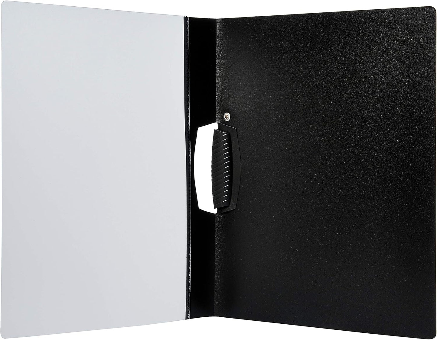 Amazon Basics Report Covers with Clip, Clear Front Presentation Folders, 9 x 10.5 inches, Grey, Pack of 10