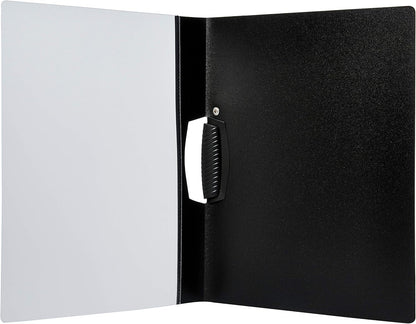Amazon Basics Report Covers with Clip, Clear Front Presentation Folders, 9 x 10.5 inches, Grey, Pack of 10