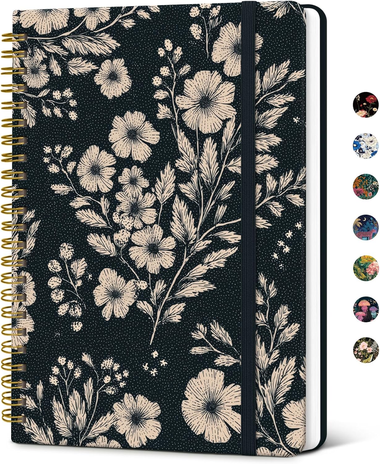 Taja Lined Spiral Notebook Journal for Women A5(5.8" × 8.3"), Cute Hardcover Notebook for Work, School & Note Taking, Pretty College Ruled Journal for Writing, 140 Pages, Sunset