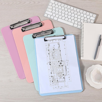 Mr. Pen- Plastic Clipboard, Letter Size, Black, Clipboard Plastic, Low-Profile Metal Clip with Retractable Hanging Hole