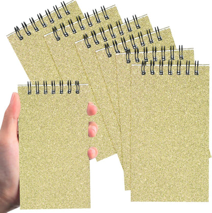 Tenceur 2 Pcs Pocket Notebook Bulk Small 3x5 Inch Spiral Notepads Mini Top Bound Notebook with Lined 120 Pages Ruled Memo Pads for Office College Nurse Essentials Back to School Gift (Black)