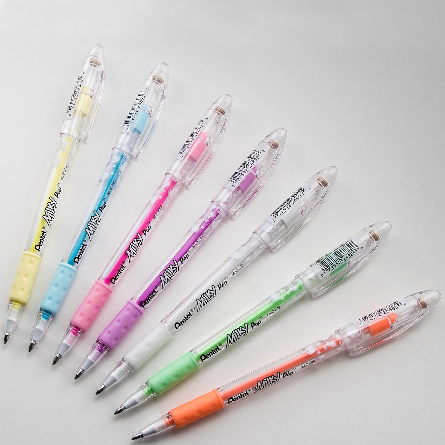 Pentel Sparkle Pop Metallic Gel Pen, (1.0mm) Bold Line, Assorted Colors, Pack of 8 (K91BP8M)
