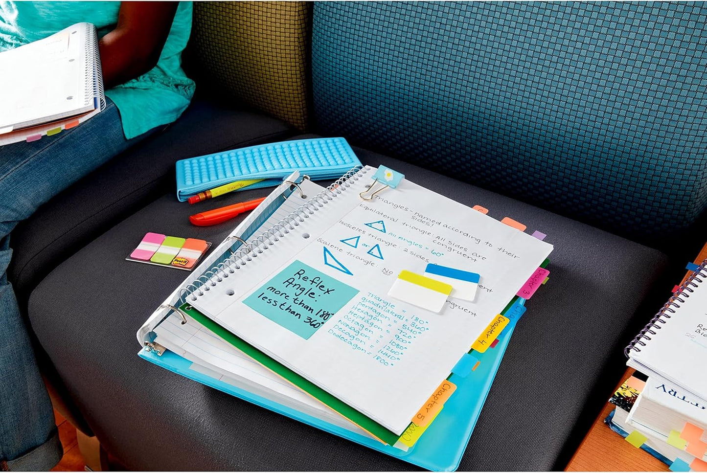 Post-it Pop-up Notes, 5 Sticky Note Pads, 3 x 3 in., School Supplies, Office Products, Accordion Sticky Notes Work with Pop-Up Note Dispenser, Assorted Brights