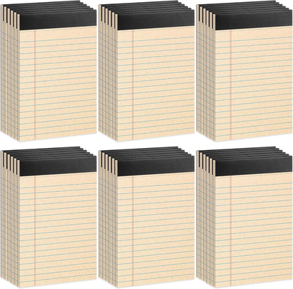 36 Pack Legal Pads Bulk, 5x8 Inch Rainbow Notepad, Note Pads Wide Ruled Perforated Memo Pad for Work Study Daily Note Taking List, Lined Writing Pads Memo Refills Notepads for Office Home School