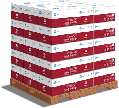 HP Printer Paper | 8.5 x 11 Paper | Premium 24 lb | 1 Ream - 500 Sheets | 100 Bright | Made in USA - FSC Certified | 112400R