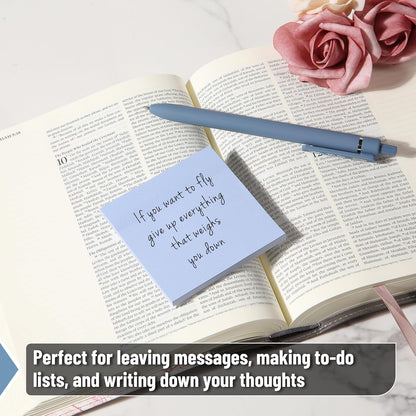 Mr. Pen- Sticky Notes, 3"x3", 12 Pads, 600 Sheets, Whispers of Nature, Sticky Notes Bulk, Self-Stick Note Pads, Perfect for Office, School, Home, Study & Organization