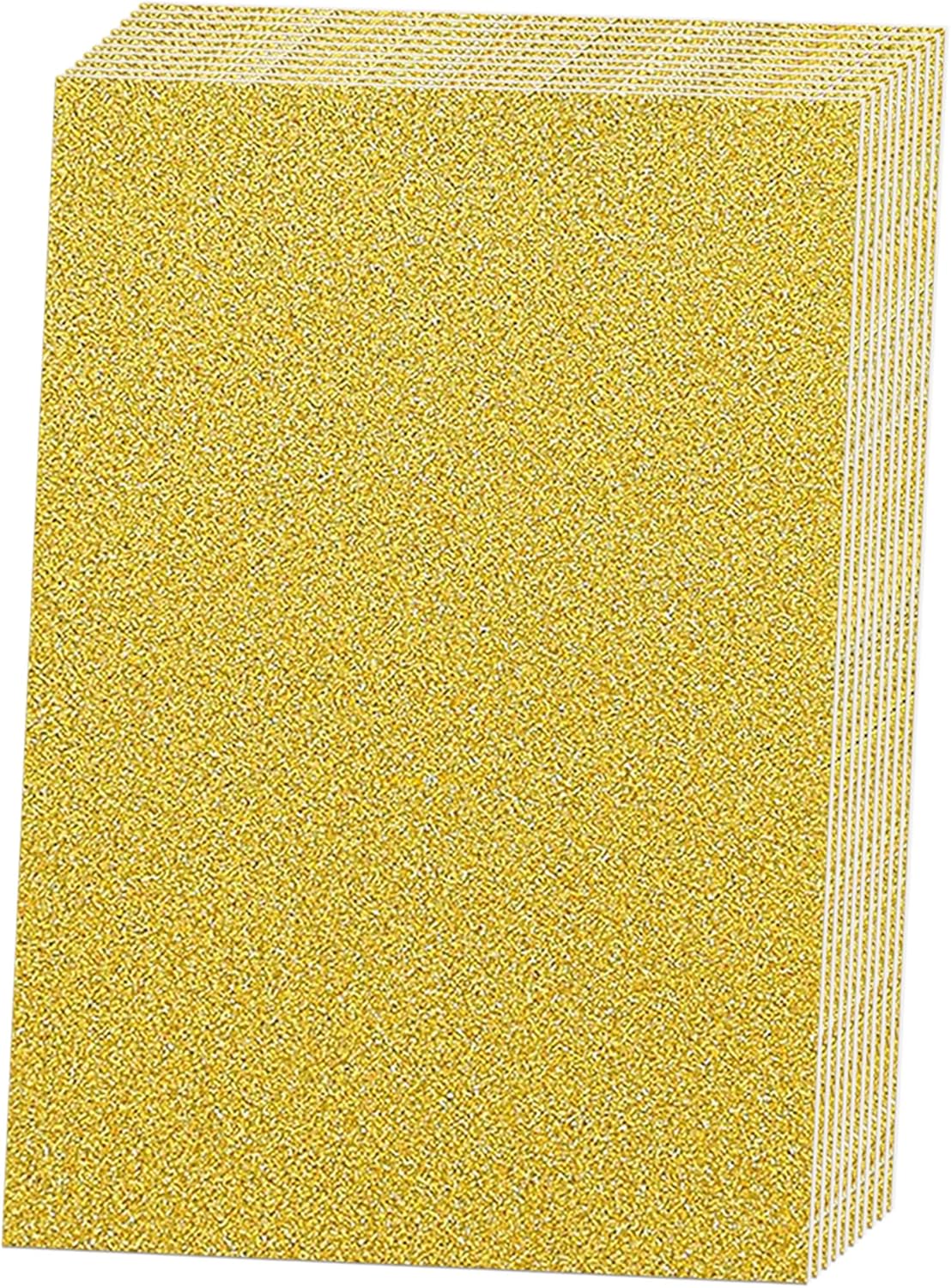 SALEMAR 250 GSM Glitter Cardstock Glitter Paper, 10 Color Sparkling Craft Paper for Scrapbook and Craft Projects, 8.3 x 11.7 Inches(Multicolor)