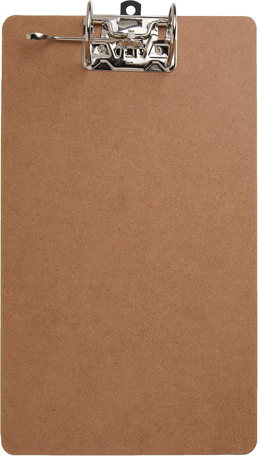 Officemate Recycled Wood Clipboards, Arch Lever Clip, 1 Pack Clipboard, Letter Size (9 x 15.5 Inches), Brown (83120)