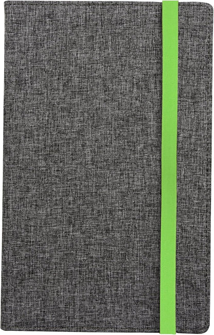 Samsill Large Hardcover Notebook, 240 Lined Notebook Pages, Black, 7.5 x 10 Inch