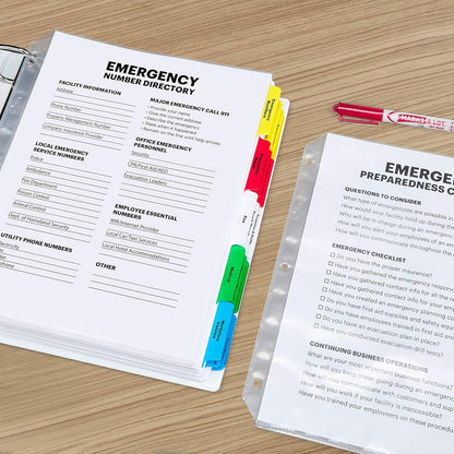 Avery Clear Heavyweight Sheet Protectors, Non-Glare, Easy Load, 100 Document Protectors (74102)
