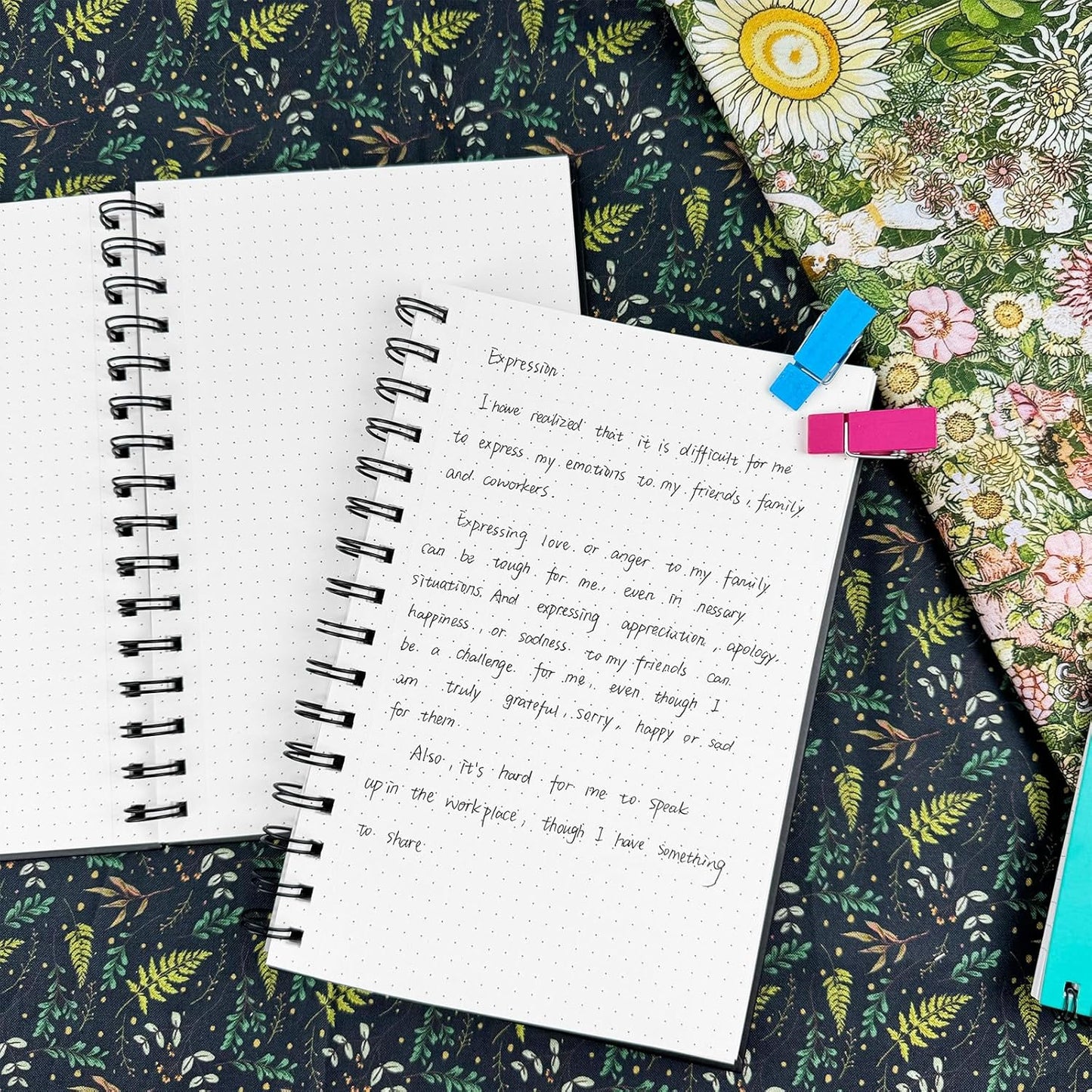 Large Lined Notebook Spiral Notebook 8.5" x 11"-4 Pack LINED Notebook 7mm Ruled Hardcover Notebook 120 Pages 100 GSM Thick Paper Notebook Hardcover Journal for School, Office,Study and Notes
