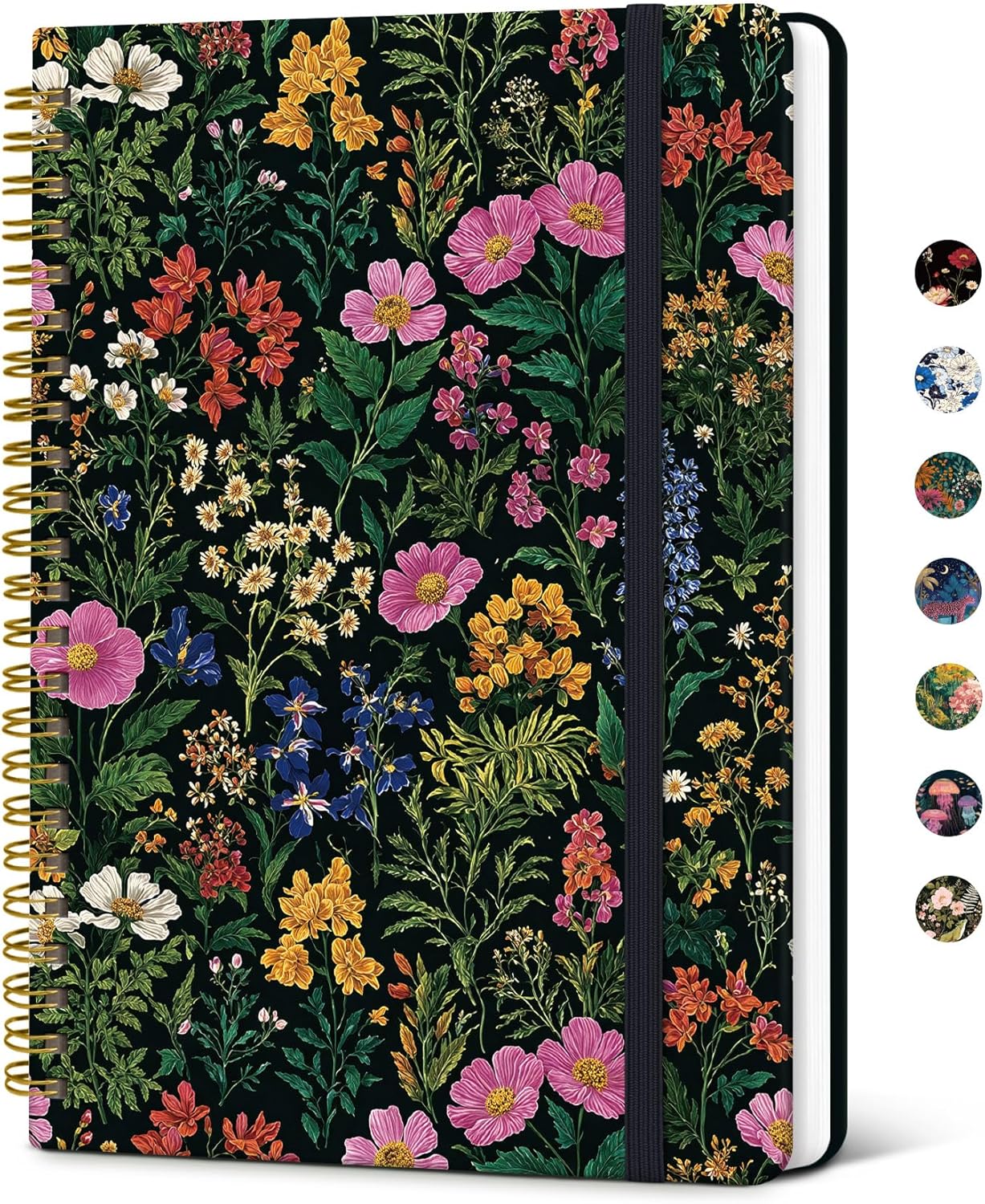 Taja Lined Spiral Notebook Journal for Women A5(5.8" × 8.3"), Cute Hardcover Notebook for Work, School & Note Taking, Pretty College Ruled Journal for Writing, 140 Pages, Sunset