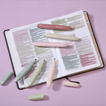 Mr. Pen- Aesthetic Bible Highlighters No Bleed Through, 6 pcs, Chisel Tip, Cute Highlighter for Journaling Supplies and School Accessories, Bible Highlighters and Pens No Bleed