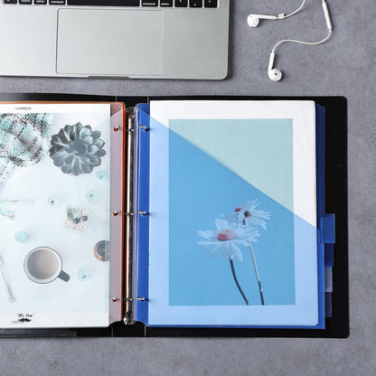 Mr. Pen- Binder Dividers with Pockets and Tabs, 1 Set, 8 Tabs/Set, Colorful, 3 Ring Binder Dividers with Tabs and Pockets on Both Sides