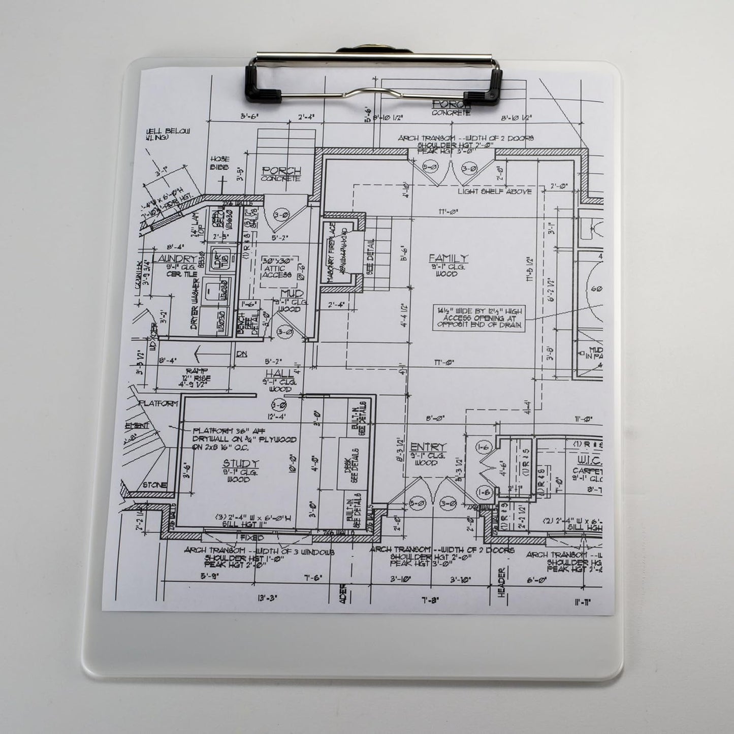 Officemate Recycled Clipboard, Black, 1 Clipboard (83045)