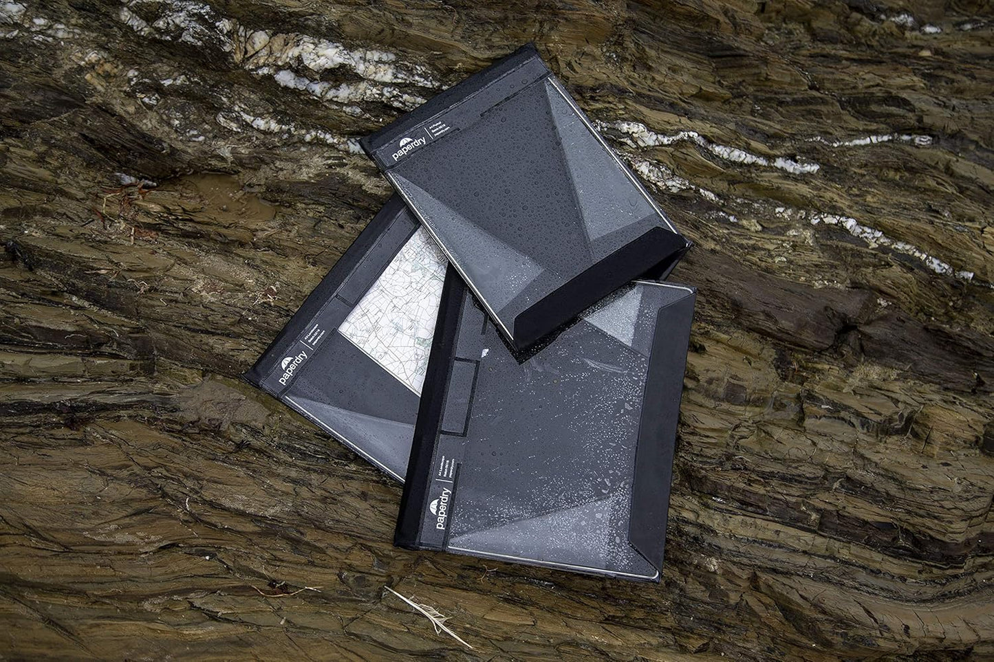 Waterproof Clipboard A4 Portrait by Paperdry, Black, Superior PVC Plastic with Cold Protection, Outdoor Covered Clip Board with Storage, A4 Waterproof Document Holder