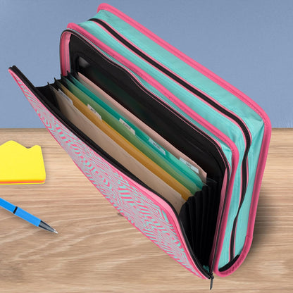 Five Star Zipper Binder, 2 Inch 3-Ring Binder with Round Rings, 5-Tab Expanding File, 380 Sheet Capacity, Black (72536)