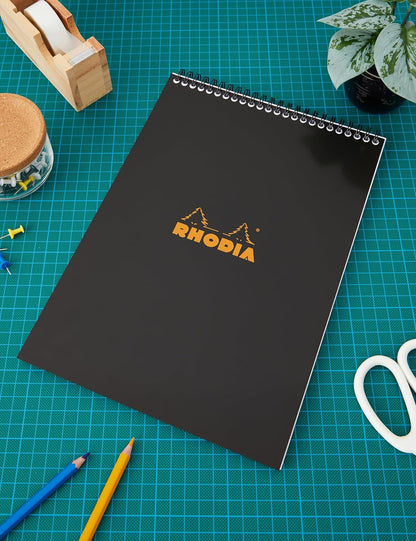 Rhodia Wirebound Pad 8.25x11.75, Lined, Orange