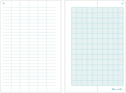 Rite In The Rain Weatherproof Stapled Notebook, 4.625" x 7", Orange Cover, Universal Pattern, 3 Pack (No. OR71FX)