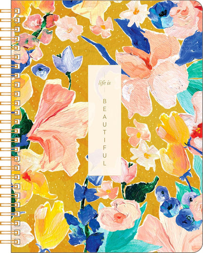 Compendium Spiral Notebook – Expect the Best Things to Happen Today – A Designer Spiral Notebook with 192 Lined Pages, College Ruled, 7.0" W x 9.25" H