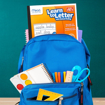 Mead Primary Composition Book, Primary Ruled Journal, Grades K-2, 7-1/2" x 9-3/4", 100 Sheets, Blue Marble (09902)