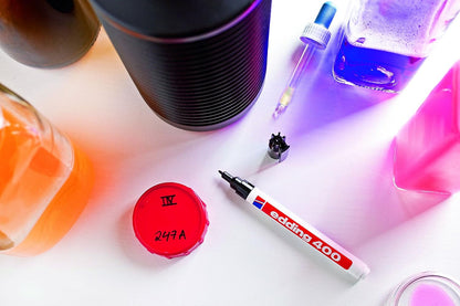 edding 400 Permanent Marker - Violet - 1 Pen - fine Round tip 1 mm - Waterproof, Quick-Drying, Smear-Proof pens - for Cardboard, Plastic, Wood, Metal, Glass and Fabric
