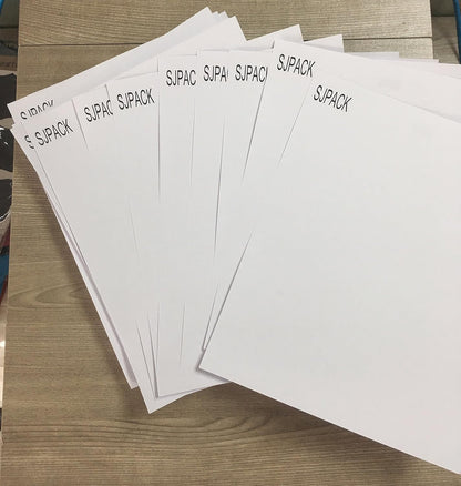 SJPACK 1000 Half Sheet Self Adhesive Shipping Labels, 8.5" x 5.5" Address Labels for Laser & Inkjet Printers(1000 labels-500 Sheet)